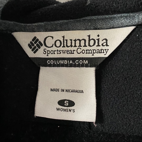 Columbia Dark Grey Velour Zip Up Hoodie SMALL - Picture 5 of 5